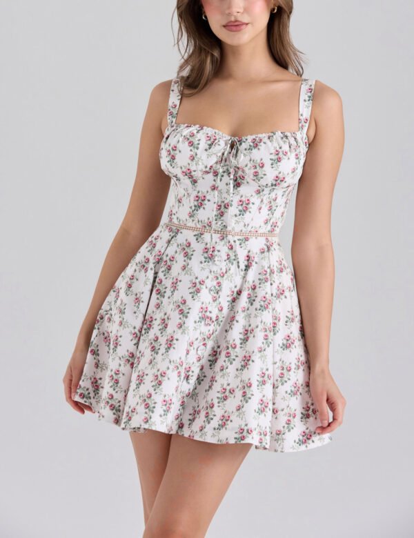 Cream Rose Cotton Mini