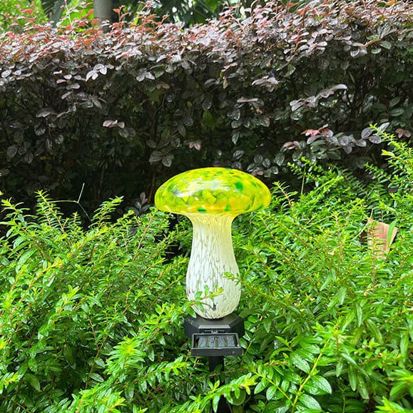 07_6a3269a5-b4f9-4e37-bccc-524ef78bac2e Contemporary Creative Colorful Mushroom Glass Shape LED Solar Waterproof Lawn Insert Light For Garden