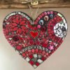 Large Artisanal Mosaic Heart