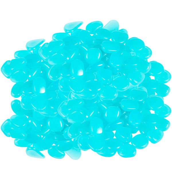 Glowing Garden Pebbles 50pcs Luminous Decorative Stones For Path Patio Yard