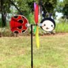 Cartoon 3D Large Animal Bee Six Colors Three-dimensional Windmill Wind Spinner Whirligig Yard Garden Decor