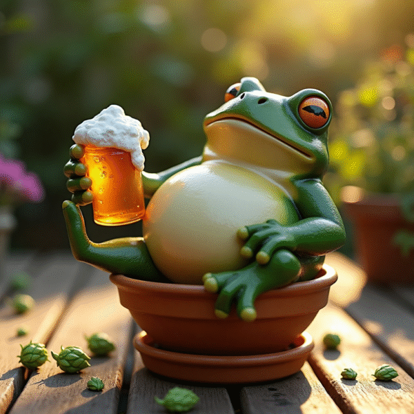 Froggy Hangouts - Resin Garden Frog Ornaments