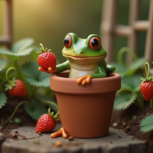 Froggy Hangouts - Resin Garden Frog Ornaments