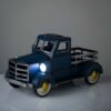 Vintage Style Solar Pickup Truck Garden Accent